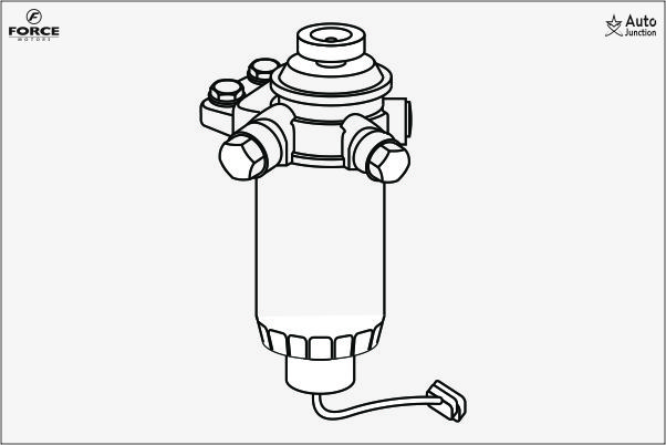 Fuel Filter Assly With Sensor Bosch Bsiv