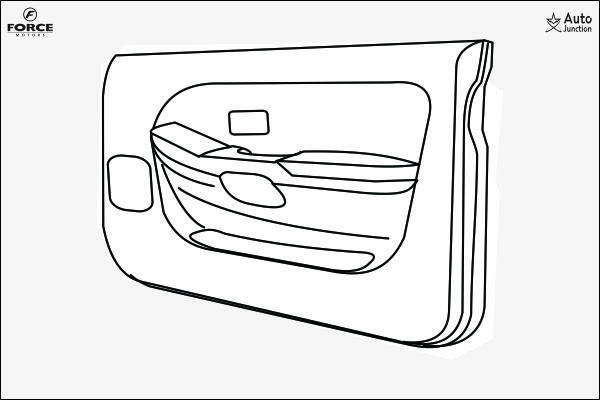 Inner Board Of Rear Door Device Lh